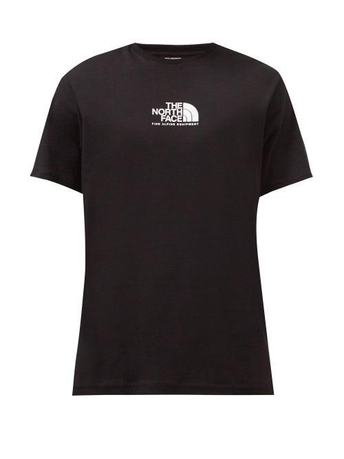 The North Face - Fine Alpine Equipment-print Cotton-jersey T-shirt - Mens - Black