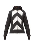 Matchesfashion.com Perfect Moment - Tignes Chevron Quilted Technical Ski Jacket - Womens - Black White