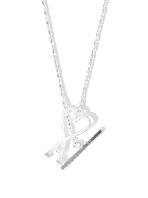 Matchesfashion.com Ami - Ami De Coeur Necklace - Mens - Silver