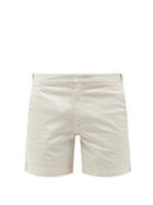 Mens Rtw Orlebar Brown - Bulldog Cotton-blend Twill Shorts - Mens - Cream