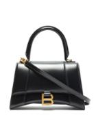 Matchesfashion.com Balenciaga - Hourglass Small Leather Shoulder Bag - Womens - Black
