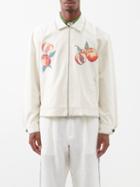 Bode - Georgia Peach Cotton Jacket - Mens - White