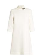 Goat Cupid Button-detail Dress