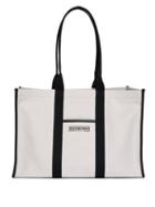 Balenciaga - Neo L Canvas Tote Bag - Womens - Black Cream