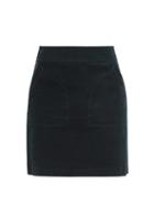 Matchesfashion.com A.p.c. - Shayana Cotton Corduroy Mini Skirt - Womens - Dark Green
