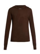 Denis Colomb Hand-knitted Cashmere Hooded Sweater