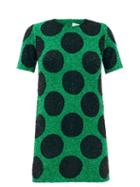 Matchesfashion.com Ashish - Polka-dot Sequinned Cotton Mini Dress - Womens - Black Green