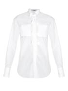 Valentino Bow-front Poplin Shirt