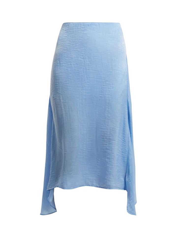 Sies Marjan Darby Washed-satin Skirt