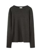 Lemaire - Dropped-shoulder Sweater - Mens - Dark Grey