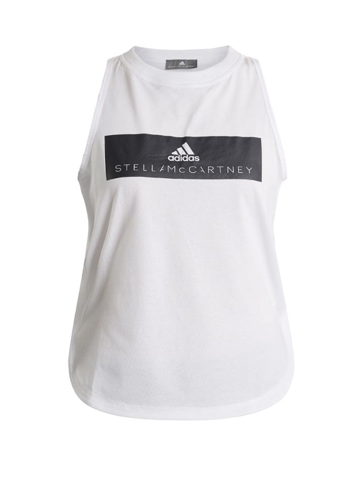 Adidas By Stella Mccartney Essentials Logo-print Performance Tank Top