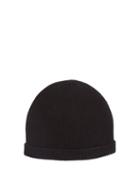 Ladies Accessories Jil Sander - Ribbed Wool Beanie Hat - Womens - Black