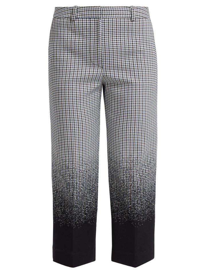 Erdem Preston Cropped Cotton-blend Trousers