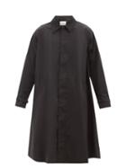 Molly Goddard - Ewan Twill Overcoat - Mens - Black