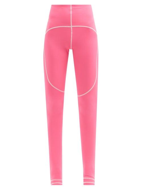 Matchesfashion.com Adidas By Stella Mccartney - Truestrength Recycled-fibre Blend Leggings - Womens - Pink