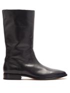 Saint Laurent Matt 25 Leather Boots