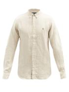 Matchesfashion.com Polo Ralph Lauren - Custom Button-down Linen-muslin Shirt - Mens - Beige