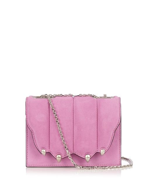 Marco De Vincenzo Paw-effect Suede Cross-body Bag
