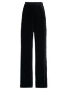Matchesfashion.com Etro - High-rise Velvet Wide-leg Trousers - Womens - Black