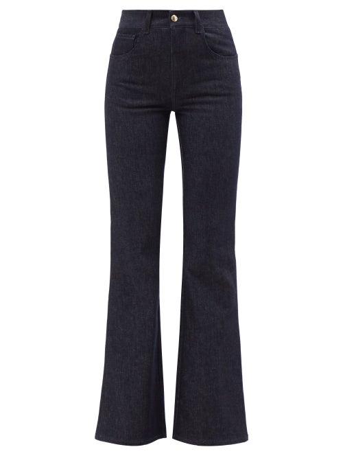 Chlo - High-rise Flared-leg Jeans - Womens - Denim