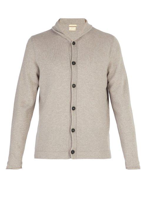 Matchesfashion.com Massimo Alba - Shawl Collar Cashmere Cardigan - Mens - Beige