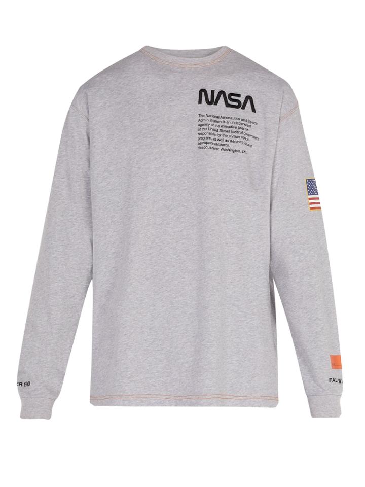 Heron Preston Long-sleeved Cotton T-shirt