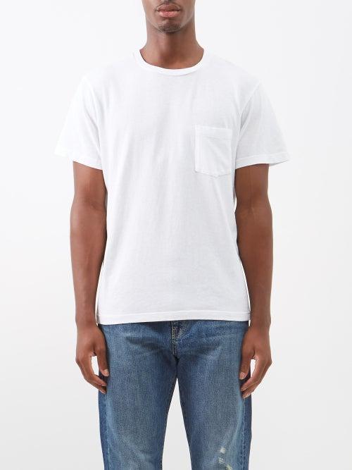 Nili Lotan - Brandon Patch-pocket Cotton-jersey T-shirt - Mens - White