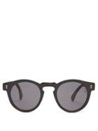 Matchesfashion.com Illesteva - Leonard Round Frame Sunglasses - Mens - Black