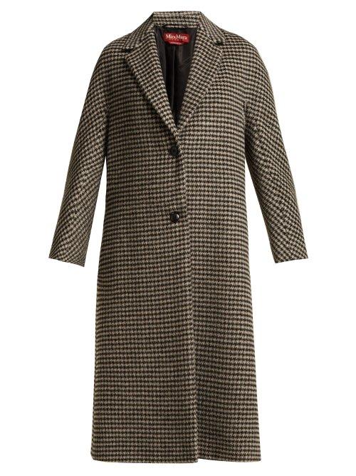 Matchesfashion.com Max Mara Studio - Bembo Coat - Womens - Black White