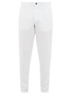 Matchesfashion.com Vilebrequin - Panache Linen Straight Leg Trousers - Mens - White