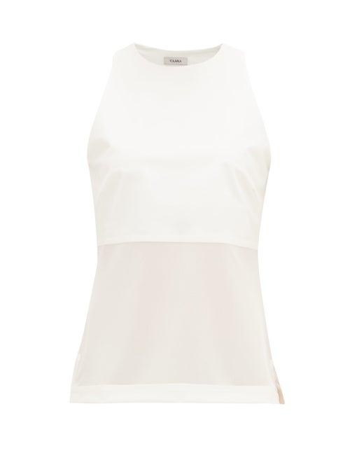 Matchesfashion.com Vaara - Bettina Racerback Tank Top - Womens - Ivory
