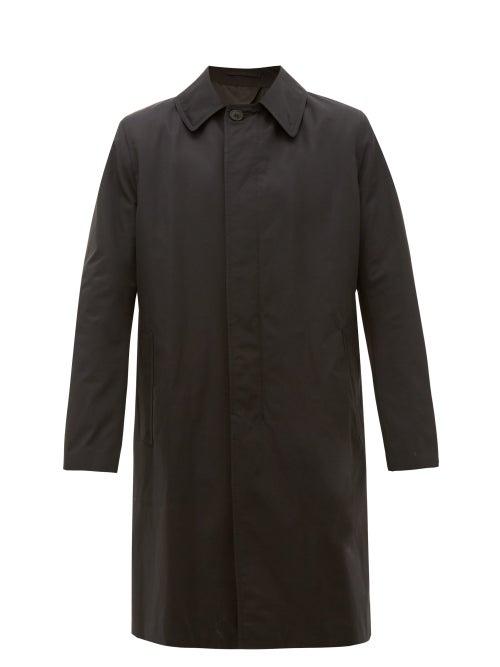 Matchesfashion.com The Row - Thomas Cotton Blend Overcoat - Mens - Black