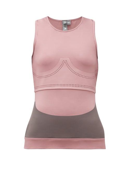 Matchesfashion.com Adidas By Stella Mccartney - Fitsense+ Performance Tank Top - Womens - Pink