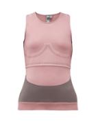 Matchesfashion.com Adidas By Stella Mccartney - Fitsense+ Performance Tank Top - Womens - Pink