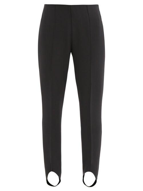 Matchesfashion.com Bogner - Elaine Stretch-jersey Slim-leg Stirrup Trousers - Womens - Black