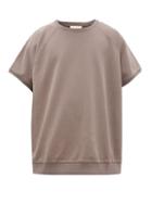 Matchesfashion.com Fear Of God - Logo Plaque Loop Back Cotton Jersey T Shirt - Mens - Grey