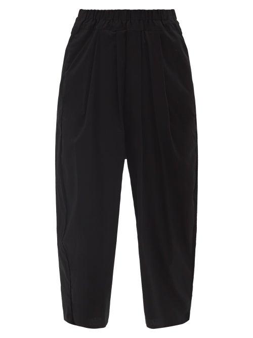 Matchesfashion.com Albus Lumen - Cropped Cotton Trousers - Womens - Black