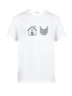 Maison Kitsuné Rebus Logo-printed Cotton T-shirt