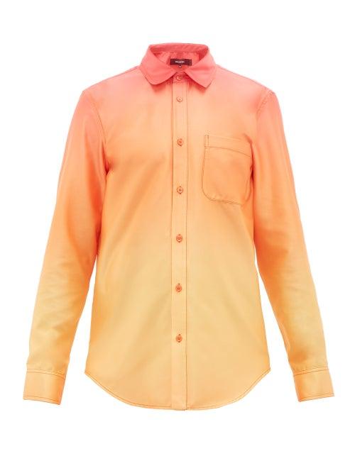Matchesfashion.com Sies Marjan - Sander Dgrad Satin Shirt - Mens - Orange Multi