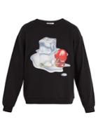 Acne Studios Spilled Cocktail-print Cotton-jersey Sweatshirt