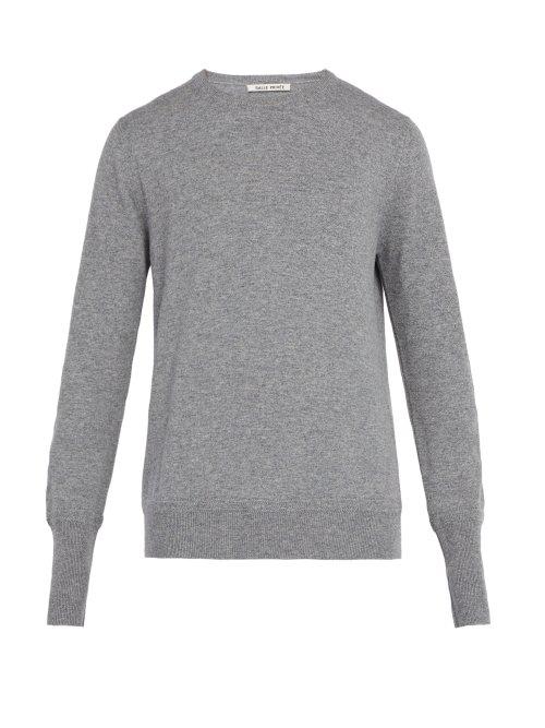 Matchesfashion.com Salle Prive - Cesaire Cashmere Sweater - Mens - Mid Grey