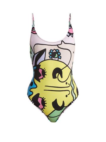 Ellie Rassia Grand Hotel-print Swimsuit