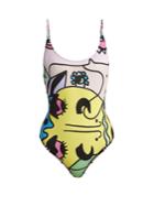 Ellie Rassia Grand Hotel-print Swimsuit