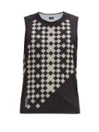 Matchesfashion.com Soar - 2.0 Diamond-print Technical-mesh Tank Top - Mens - Tan