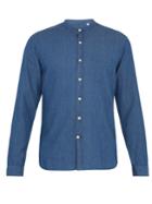 Oliver Spencer Granddad-collar Denim Shirt