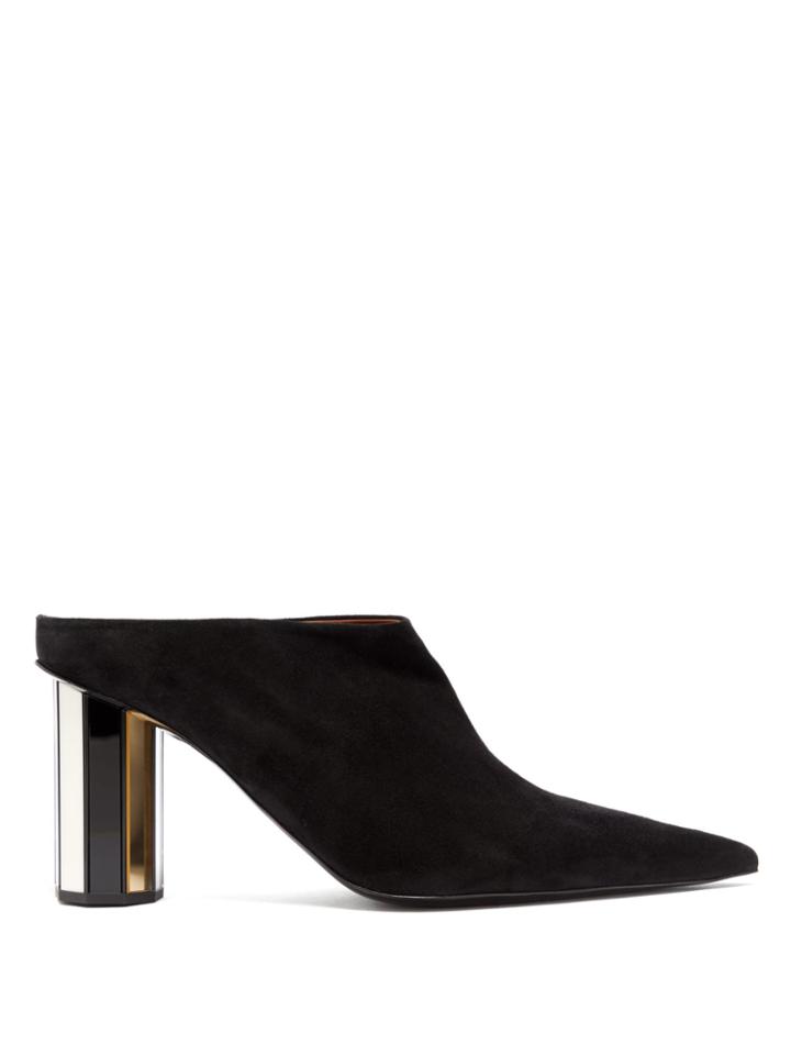 Proenza Schouler Suede Block-heel Mules