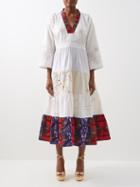 Rianna + Nina - Kendima Vintage Embroidered Cotton Dress - Womens - Multi