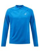 Asics - Icon Logo-print Jersey Track Top - Mens - Blue