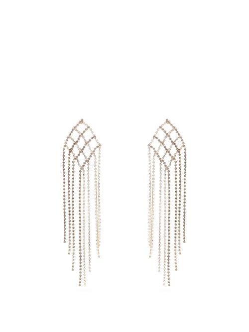 Matchesfashion.com Rosantica By Michela Panero - Oasis Crystal Encrusted Earrings - Womens - Multi