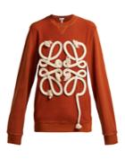 Loewe Anagram Rope Cotton-jersey Sweatshirt